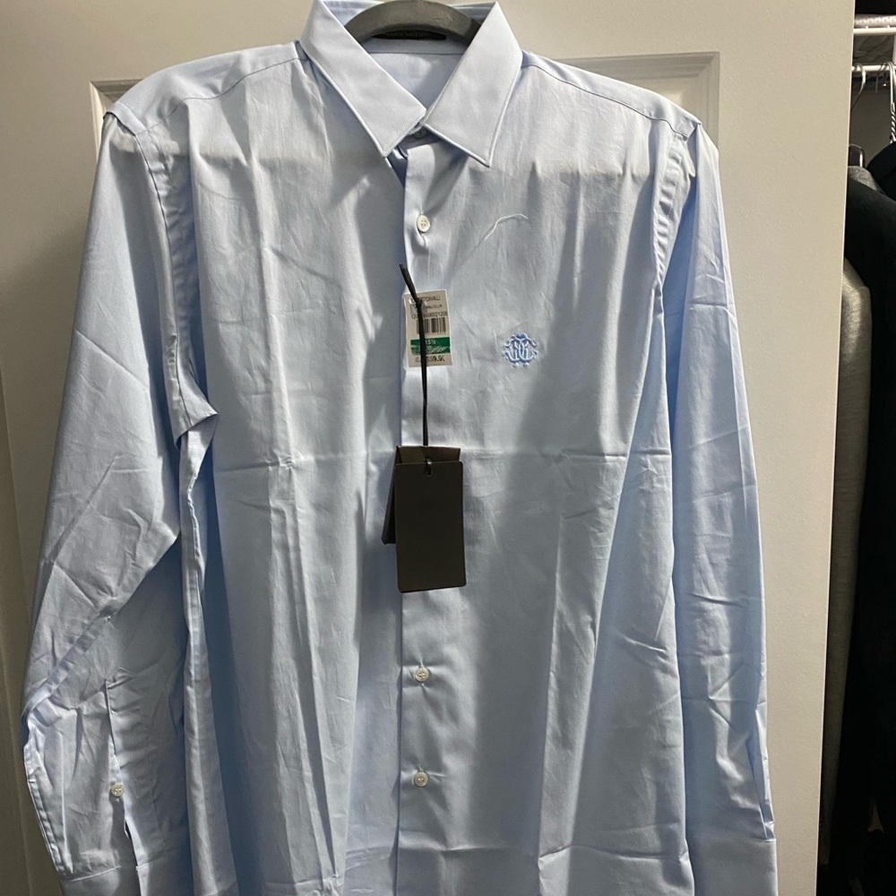 Roberto Cavalli mens dress shirt NWT